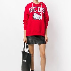 GCDS x Hello Kitty logo Hoodie